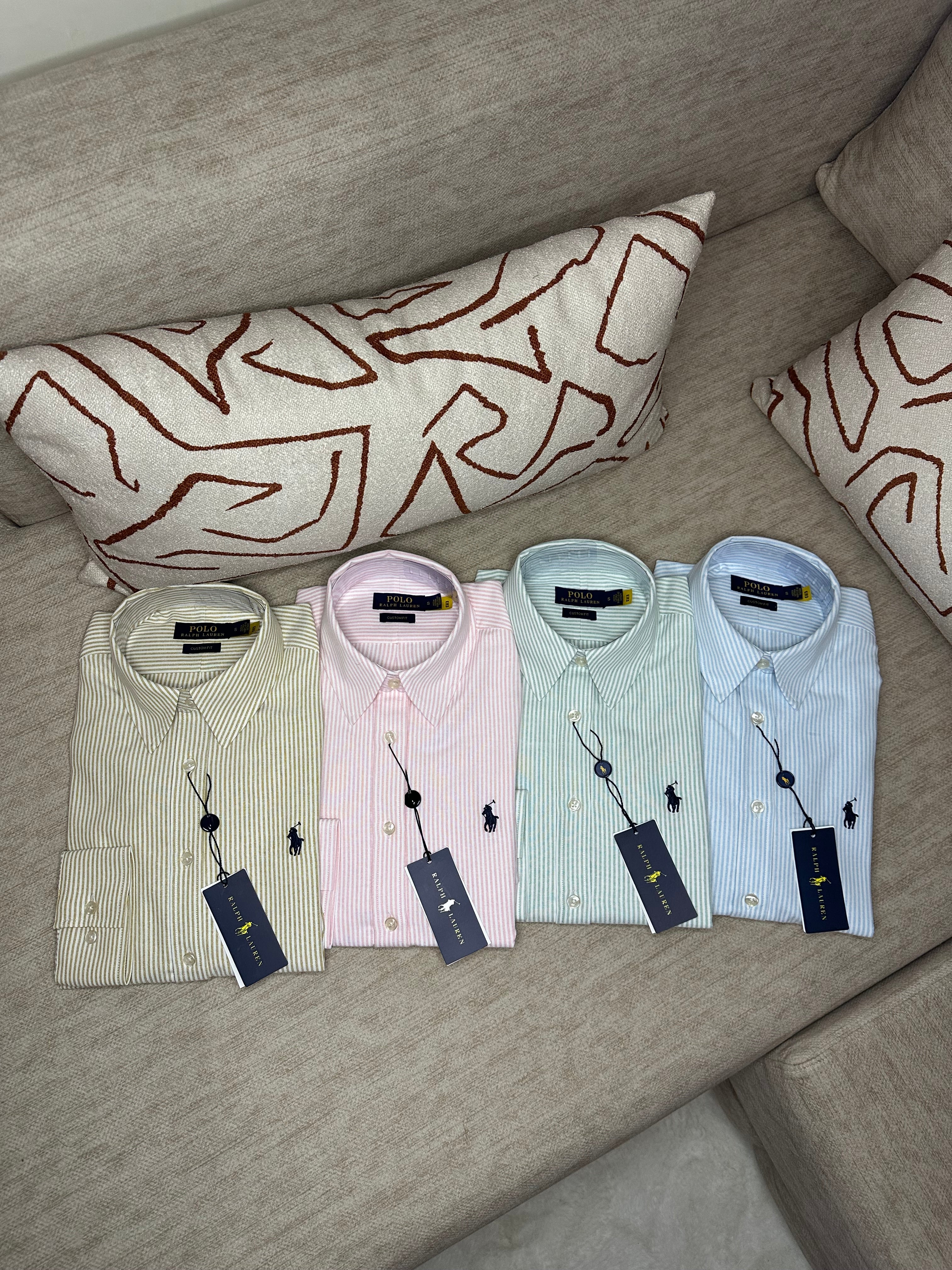 Chemise oxford rayée Ralph Lauren - femme
